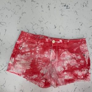 Wallflower tie dyed shorts